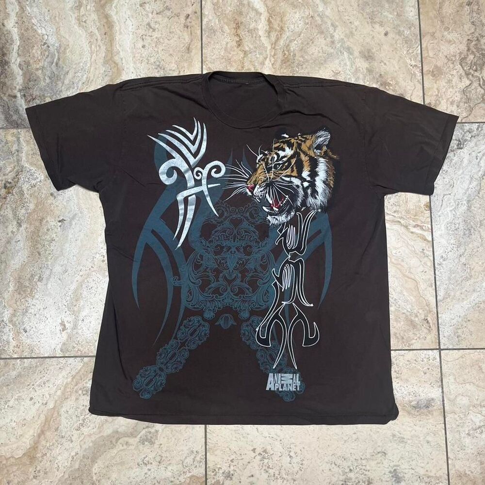 Y2K Animal Planet Promo Affliction T-shirt